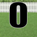 Yard Card Black Number/Symbol 21.5" | 1ct - Zurchers