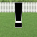 Yard Card Black Number/Symbol 21.5" | 1ct - Zurchers