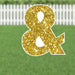 Yard Card Gold Number/Symbol 21.5" | 1ct - Zurchers