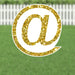 Yard Card Gold Number/Symbol 21.5" | 1ct - Zurchers