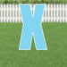 Yard Card Light Blue Letter 21.5" | 1ct - Zurchers