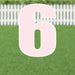 Yard Card Pink Number/Symbol 21.5" | 1ct - Zurchers