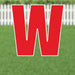 Yard Card Red Letter 21.5" | 1ct - Zurchers