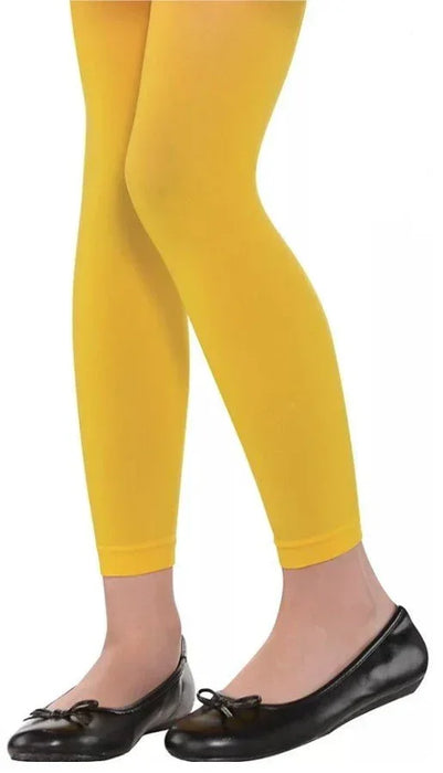 Yellow Footless Tights | Child - Zurchers