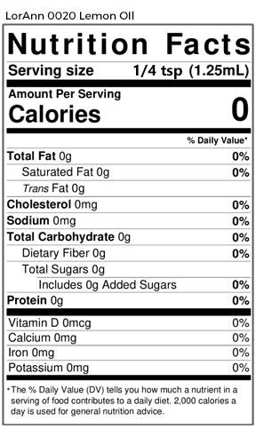 LorAnn Lemon Oil 1 dram | 2ct - Zurchers