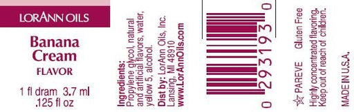 LorAnn Banana Cream Flavor 1 dram | 2ct - Zurchers