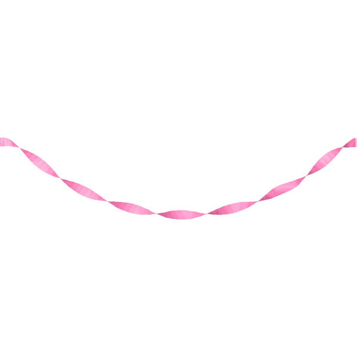 Candy Pink Crepe Paper Streamer 81ft | 1ct - Zurchers