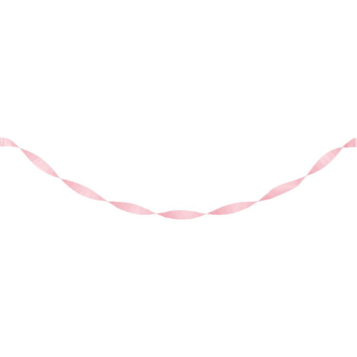 Classic Pink Crepe Paper Streamer 81ft | 1ct - Zurchers
