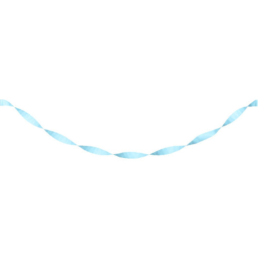 Pastel Blue Crepe Paper Streamer 81ft | 1ct - Zurchers