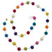 Yellow Burgundy Orange Green Pompom Garland 6ft | 1ct - Zurchers