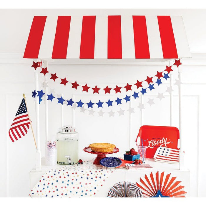 Patriotic Stars & Stripes Mini Banner | 1ct - Zurchers