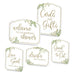 Botanical Greenery Bridal Shower Sign Set 5pk | 1ct - Zurchers