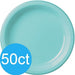 Robin's Egg Blue 10.25'' Plastic Plates | 50ct - Zurchers