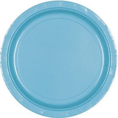 Caribbean Blue 10.5" Paper Plates | 20ct