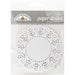 Package of 75 white paper doilies with an intricate lace-like pattern, labeled for cupcake use.