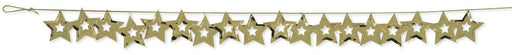 Gold Star Confetti Garland