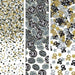 Confetti mix in gold, black, silver, and white featuring assorted shapes including circles, stars, and the number 30.