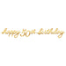 Golden Age 50th Birthday Letter Banner | 1ct - Zurchers