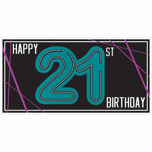 Finally 21 Horizontal Banner | 1 ct - Zurchers