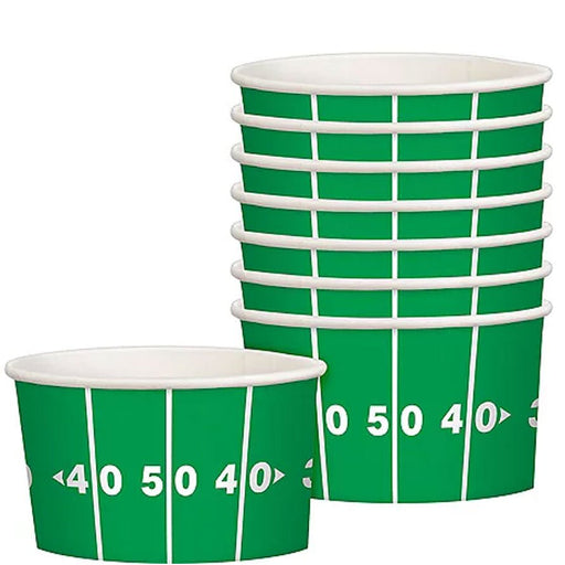 Football Field Treat Cups 9.5oz | 8ct - Zurchers
