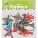 A value pack of small plastic ocean animal toys in assorted colors and shapes. The set includes a sea turtle, dolphin, shark, stingray, octopus, lobster, crab, starfish, seal, eel, and penguins. Each toy is brightly colored and textured to resemble real sea creatures, perfect for party favors, educational activities, or imaginative play.