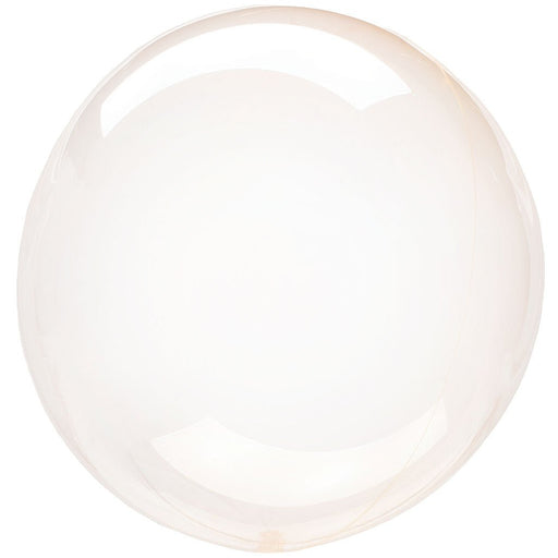 Crystal Clearz Bubble Balloon Orange 18'' | 1 ct - Zurchers
