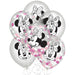 12" Minnie Mouse Latex Confetti Balloon Pack | 6 ct - Zurchers