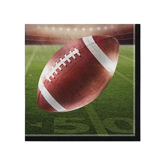 Go Fight Win Football Beverage Napkins | 36ct - Zurchers