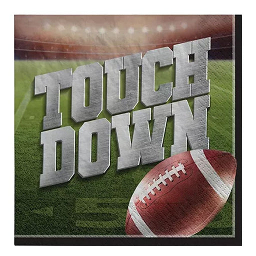 Football Touchdown Lunch Napkins | 36ct - Zurchers