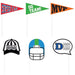 Football Photo Booth Kit | 14pc - Zurchers