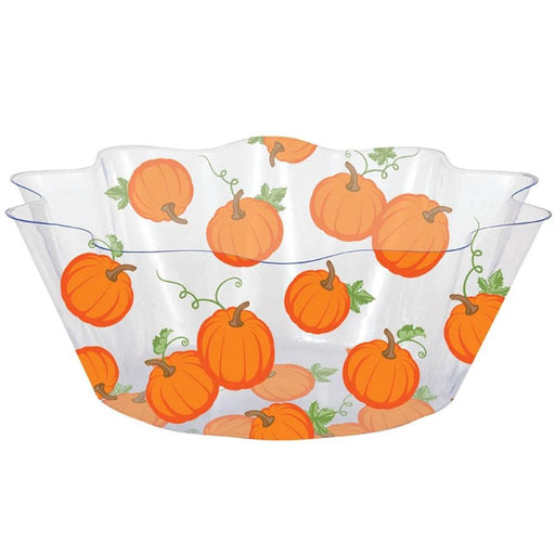 Pumpkins And Leaves Bowl 8" | 1ct - Zurchers