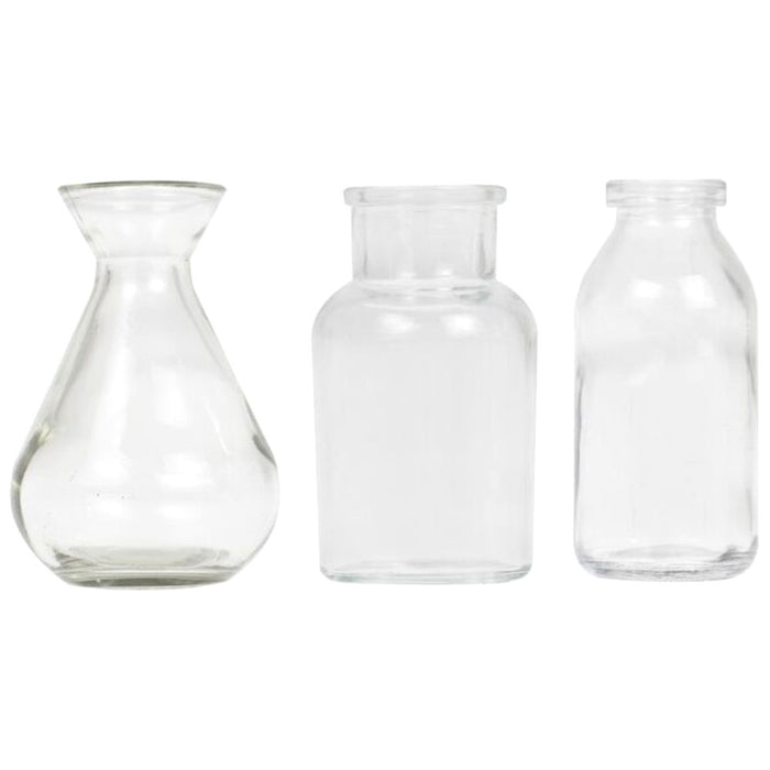 Assorted Glass Mini Vase Set | 3 pc - Zurchers