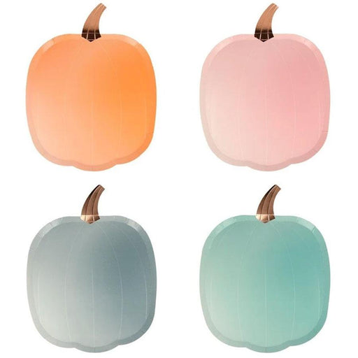 Ombre Halloween Pumpkin Plates | 8ct - Zurchers
