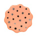 Pastel Halloween Star Pattern Plates 8.5" | 8ct - Zurchers