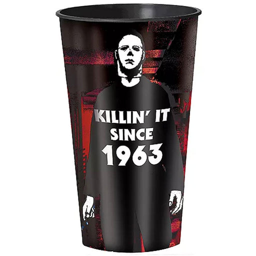 Halloween 2 Michael Myers Killin' It Since 1963 Plastic Cup, 32oz | 1ct - Zurchers