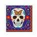 Dia de los Muertos Sugar Skull Paper Lunch Napkins, 6.5in | 40ct - Zurchers