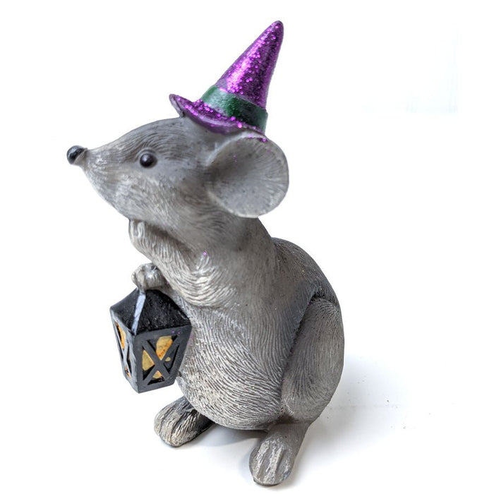 Resin Halloween Mouse Figurine 4.5" | 1ct - Zurchers