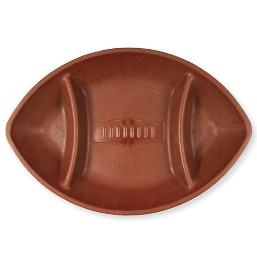 Football Chip and Dip Plastic Tray 17” | 1ct - Zurchers
