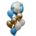 Sweet Baby Boy With Flowers Bouquet | 13 pcs - Zurchers