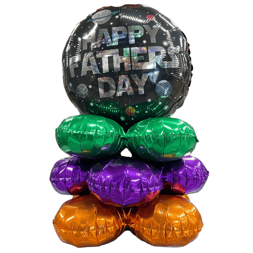 Happy Fathers Day Galactic Mini Balloon Bouquet | 1 ct - Zurchers