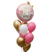 Sweet Baby Girl With Flowers Bouquet | 13 pcs - Zurchers