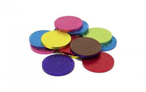 Fort Knox Rainbow Foil Chocolate Coins 1.5" | 16oz. - Zurchers