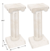 3D Cardboard Italian Column Props 33 3/4" | 2ct - Zurchers
