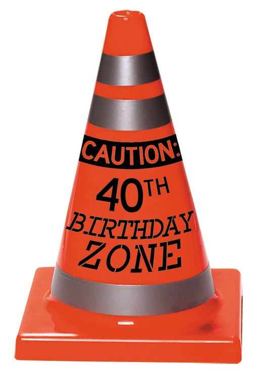 40th Birthday Caution Cone | 1ct - Zurchers