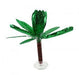 A palm tree centerpiece featuring a brown honeycomb-style paper trunk and green paper leaves at the top. Designed to stand upright on a table, this lightweight decoration adds a tropical, island-inspired touch, perfect for luaus, beach parties, or summer-themed events.
