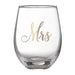 Lillian Rose Gold Mrs. Stemless Wine Glass | 1ct - Zurchers