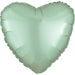 Mint Green Heart Shaped Mylar Balloon 18" | 1 ct - Zurchers