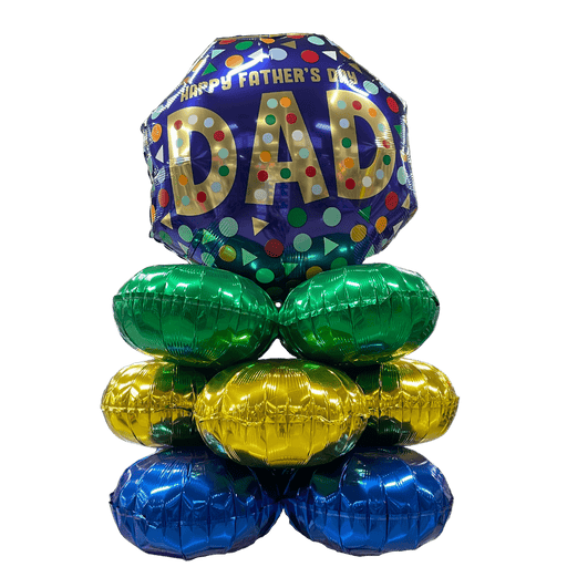 Happy Father's Day Dad Super Shaped Balloon Bouquet | 1 ct - Zurchers