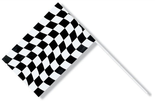 Checkered Flag, Plastic. 6" x 9" | 1 ct