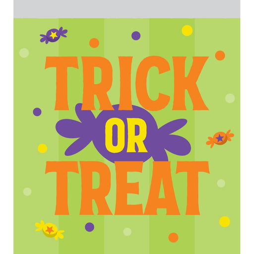 Halloween Trick Or Treat Zippered Sandwich Bags 7" x 6.25" | 10ct - Zurchers